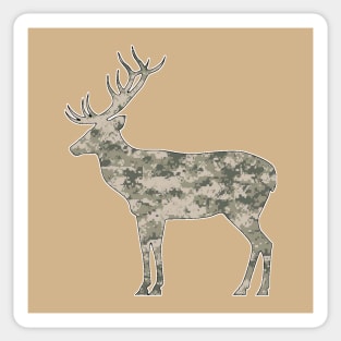 Camo Deer - 8 Sticker